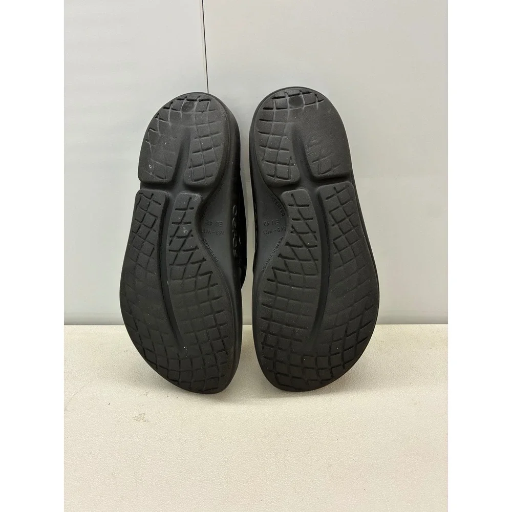 Oofos OOriginal Sport Recovery Sandals Black Graphite Mens 9 Womens 11 EU 42